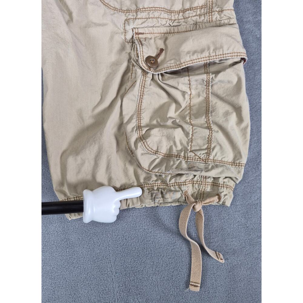 Polo Jeans Co. Ralph Lauren Womens Khaki Cargo Shorts Size 6 Utility - Picture 11 of 11